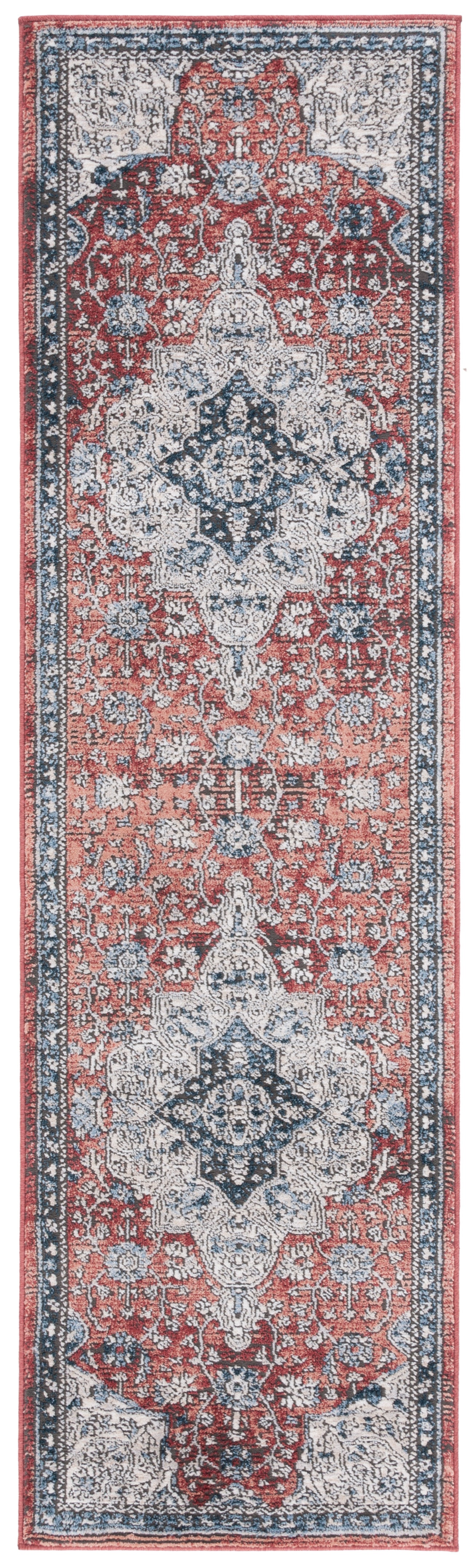 Safavieh Rosewood Row104A Ivory/Red Rug.