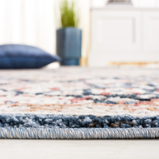 Safavieh Rosewood Row104B Ivory/Blue Rug.