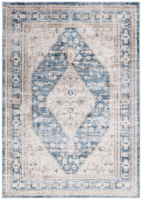 Safavieh Rosewood Row108A Ivory/Blue Rug.