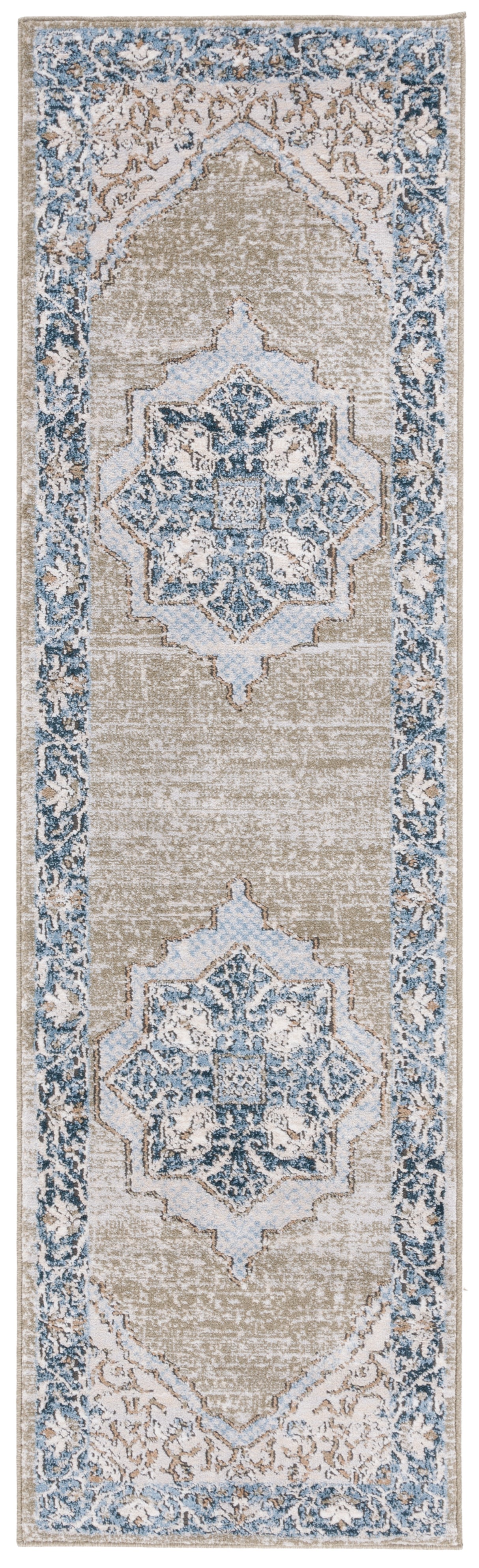 Safavieh Rosewood Row110A Ivory/Green Rug.