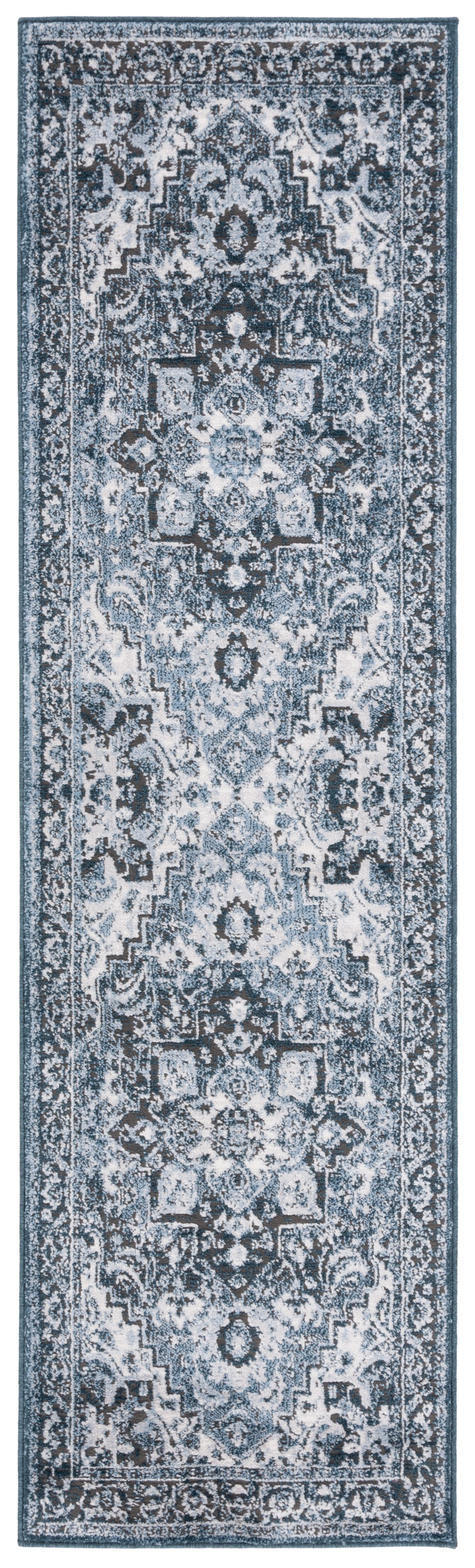 Safavieh Rosewood Row112A Ivory/Blue Rug.