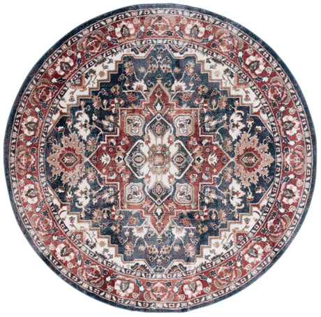 Safavieh Rosewood Row112B Ivory/Red Rug.