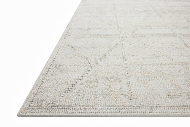 Loloi Roxie ROX-01 Contemporary Power Loomed Ivory, Graphite Rug