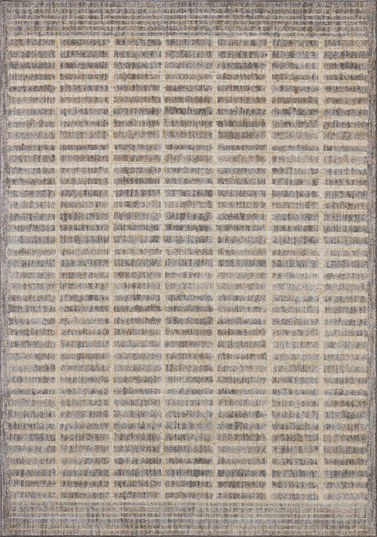Loloi Roxie ROX-02 Contemporary Power Loomed Smoke, Natural Rug