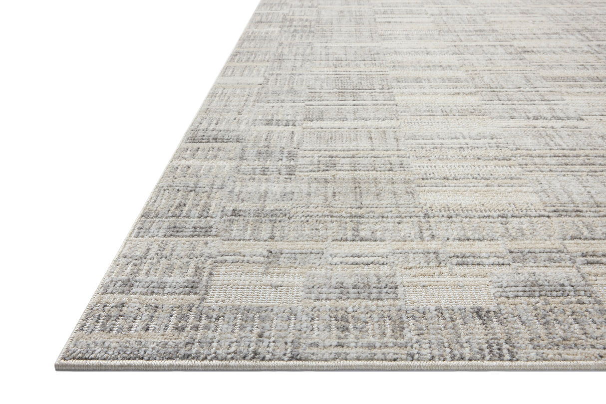 Loloi Roxie ROX-03 Contemporary Power Loomed Granite, Oatmeal Rug