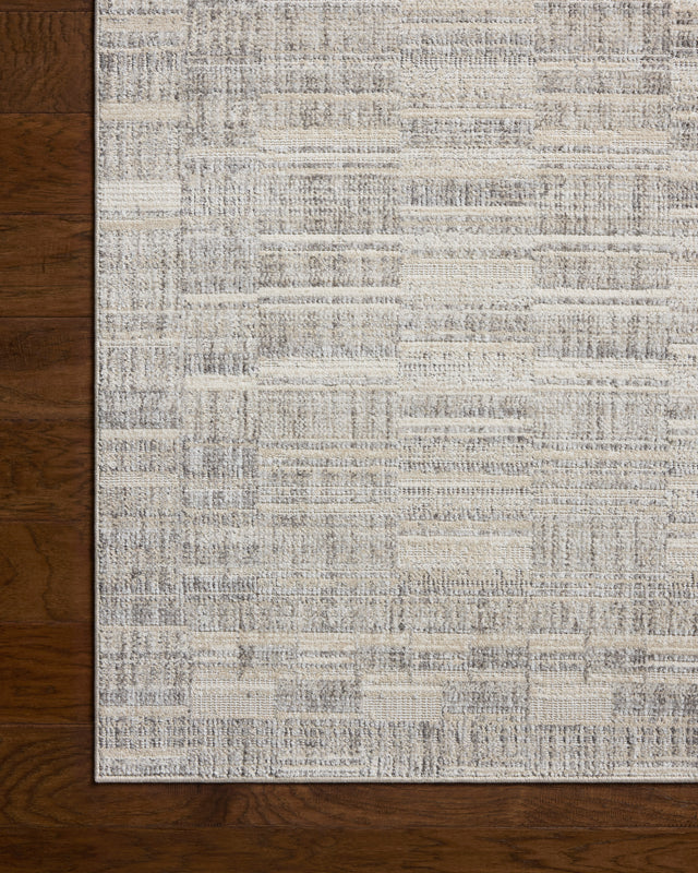 Loloi Roxie ROX-03 Contemporary Power Loomed Granite, Oatmeal Rug
