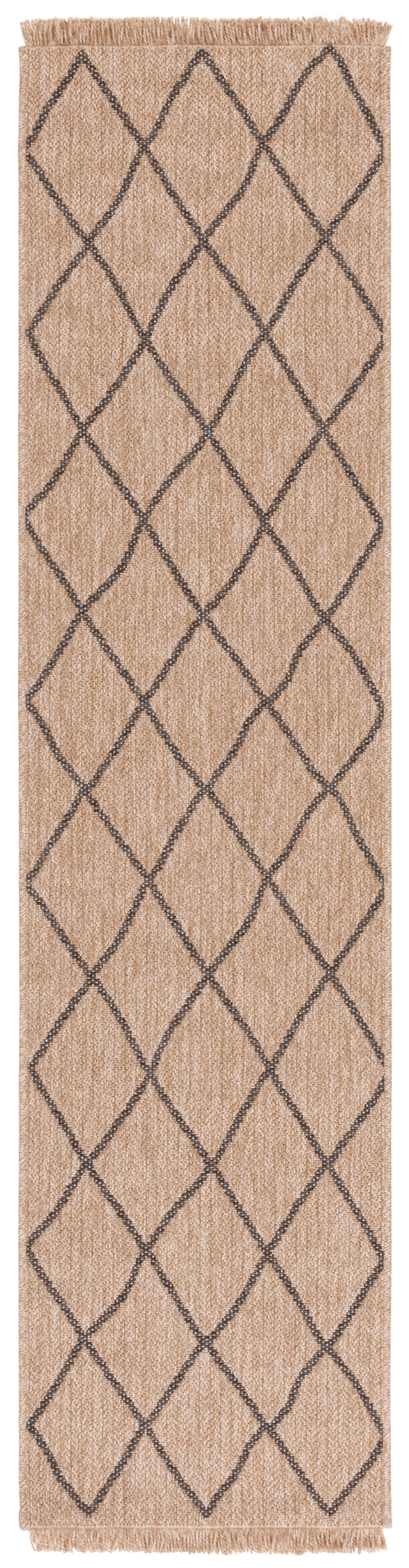 Safavieh Retreat Rte256B Natural/Black Rug.