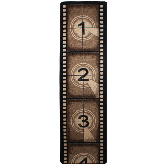 American Dakota Filmstrip Brown Rug