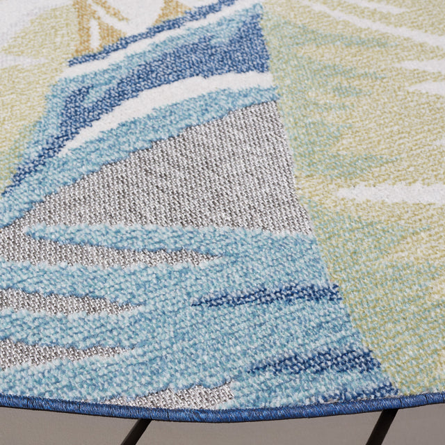 Safavieh Sarasota Sar106X Light Green/Navy Rug.