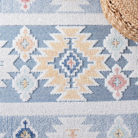 Safavieh Sarasota Sar114J Light Blue/Grey Rug.