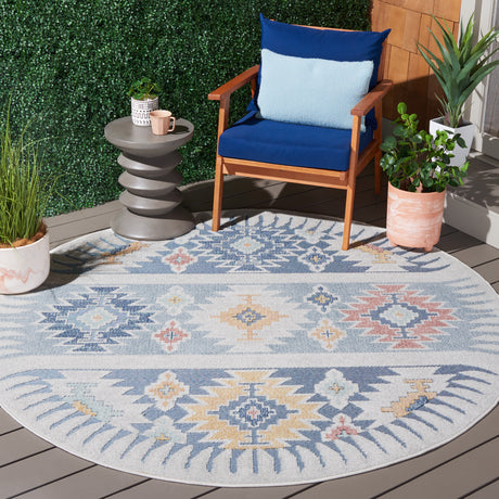 Safavieh Sarasota Sar114J Light Blue/Grey Rug.