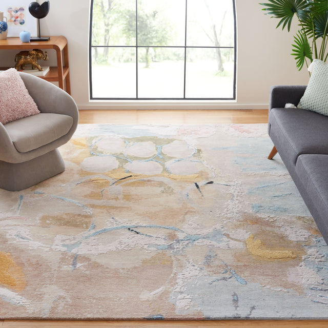 Safavieh Saint Tropez Sat102M Light Blue/Blush Rug.