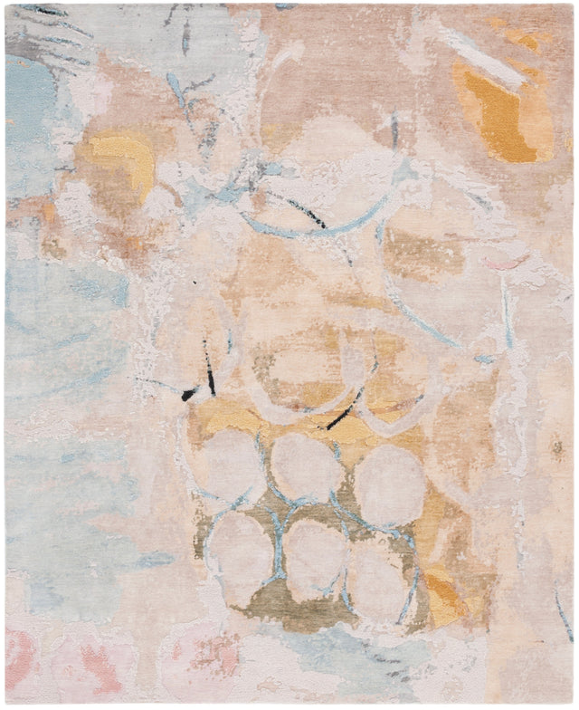 Safavieh Saint Tropez Sat102M Light Blue/Blush Rug.
