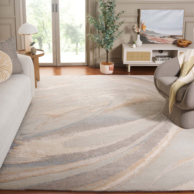 Safavieh Saint Tropez Sat201F Grey/Sage Rug.
