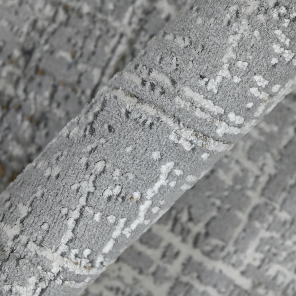 Amer Savannah SAV-4 Gray / Gold area rug - color swatch view
