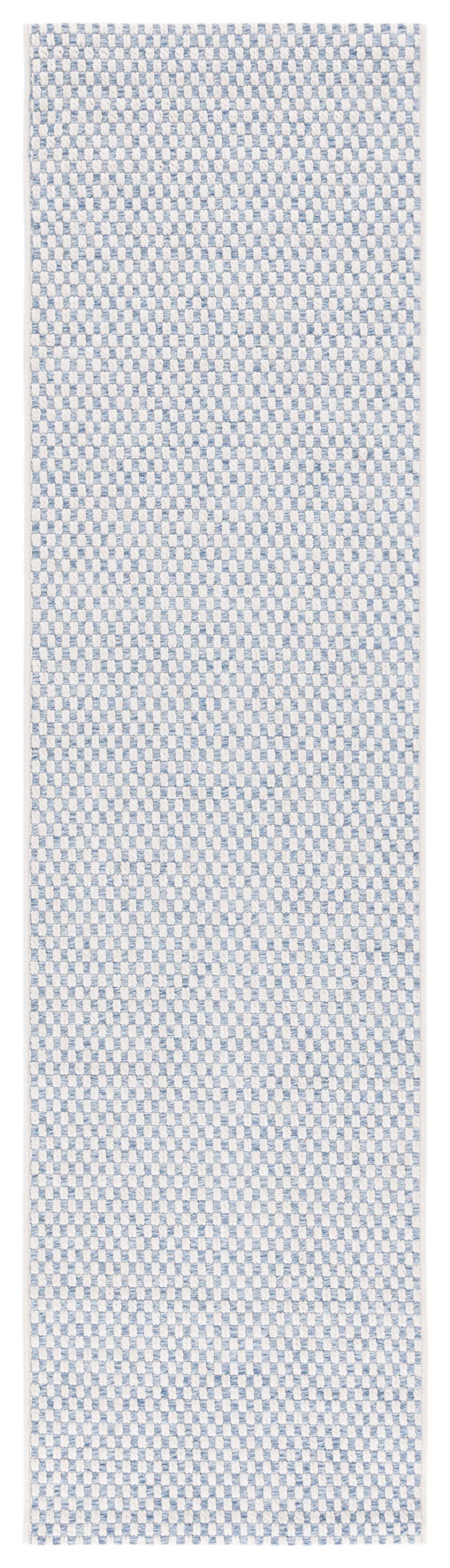 Safavieh Sisal All-Weather Saw460M Blue/Ivory Rug.