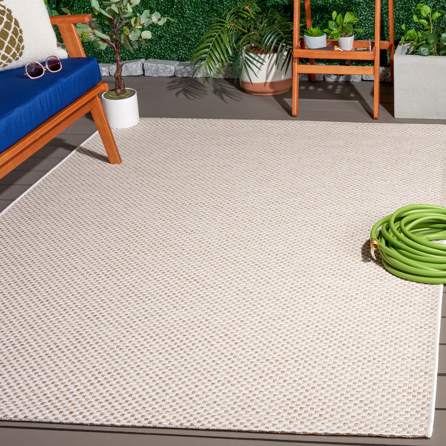 Safavieh Sisal All-Weather Saw640B Ivory/Natural Rug.