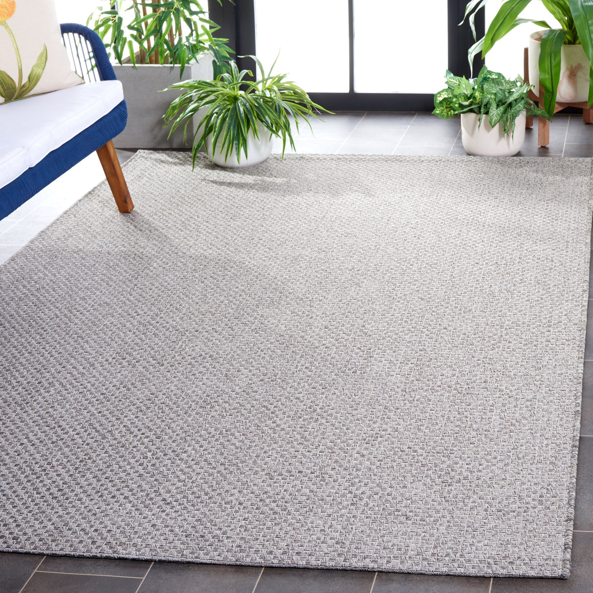 Safavieh Sisal All-Weather Saw640F Light Grey Rug.
