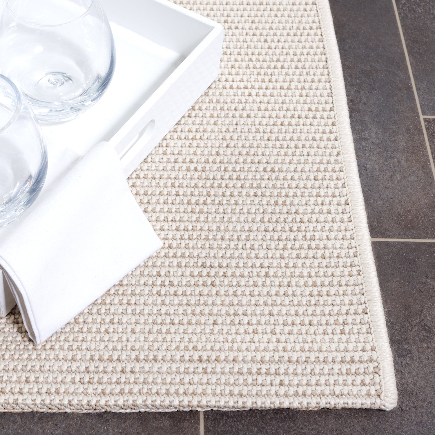 Safavieh Sisal All-Weather Saw642A Ivory/Beige Rug.