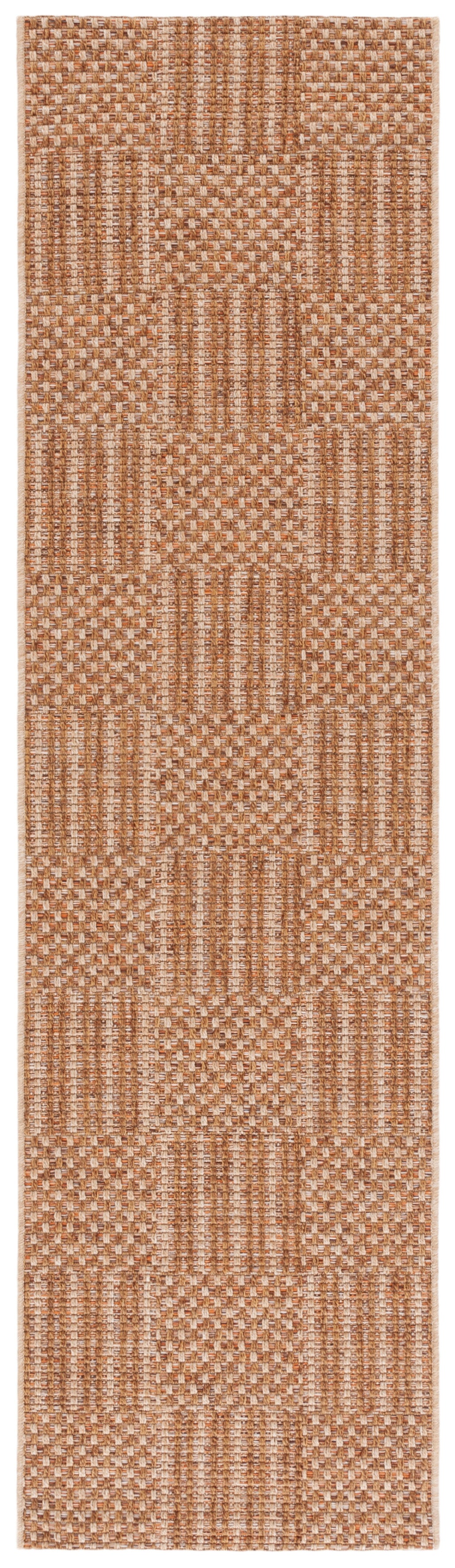 Safavieh Sisal All-Weather Saw648B Natural/Brown Rug.