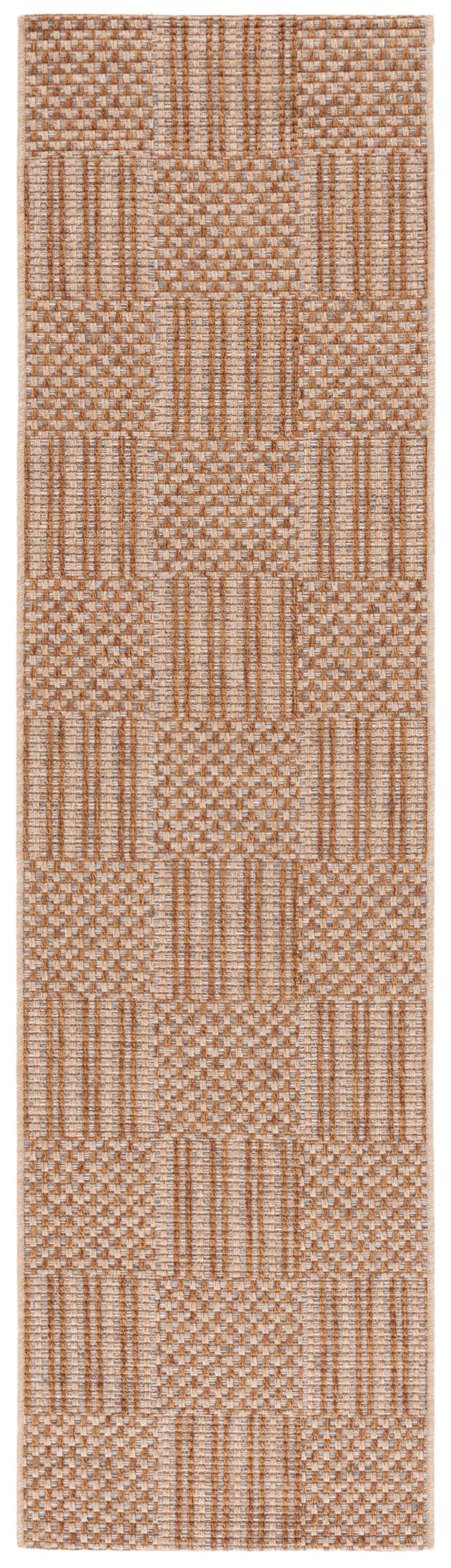 Safavieh Sisal All-Weather Saw648C Natural/Grey Rug.