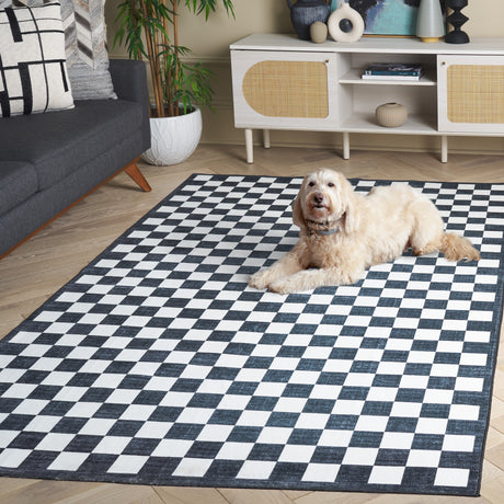 Safavieh Santa Clara Scl936A Ivory/Black Rug.