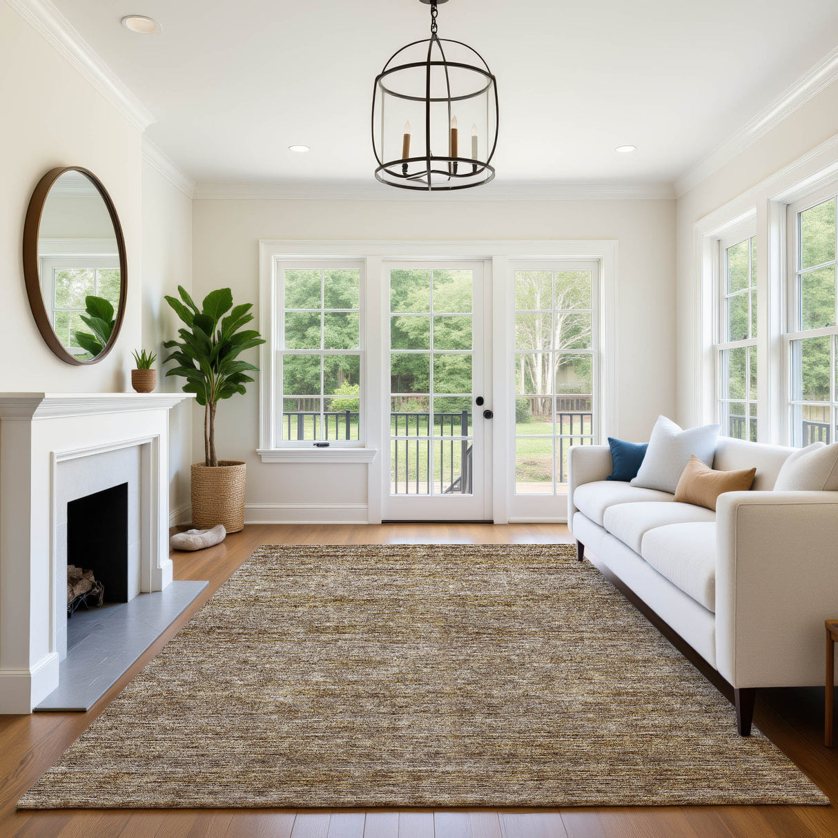 Dalyn Soft Essentials SE1 Transitional Machine Made Brown Rug