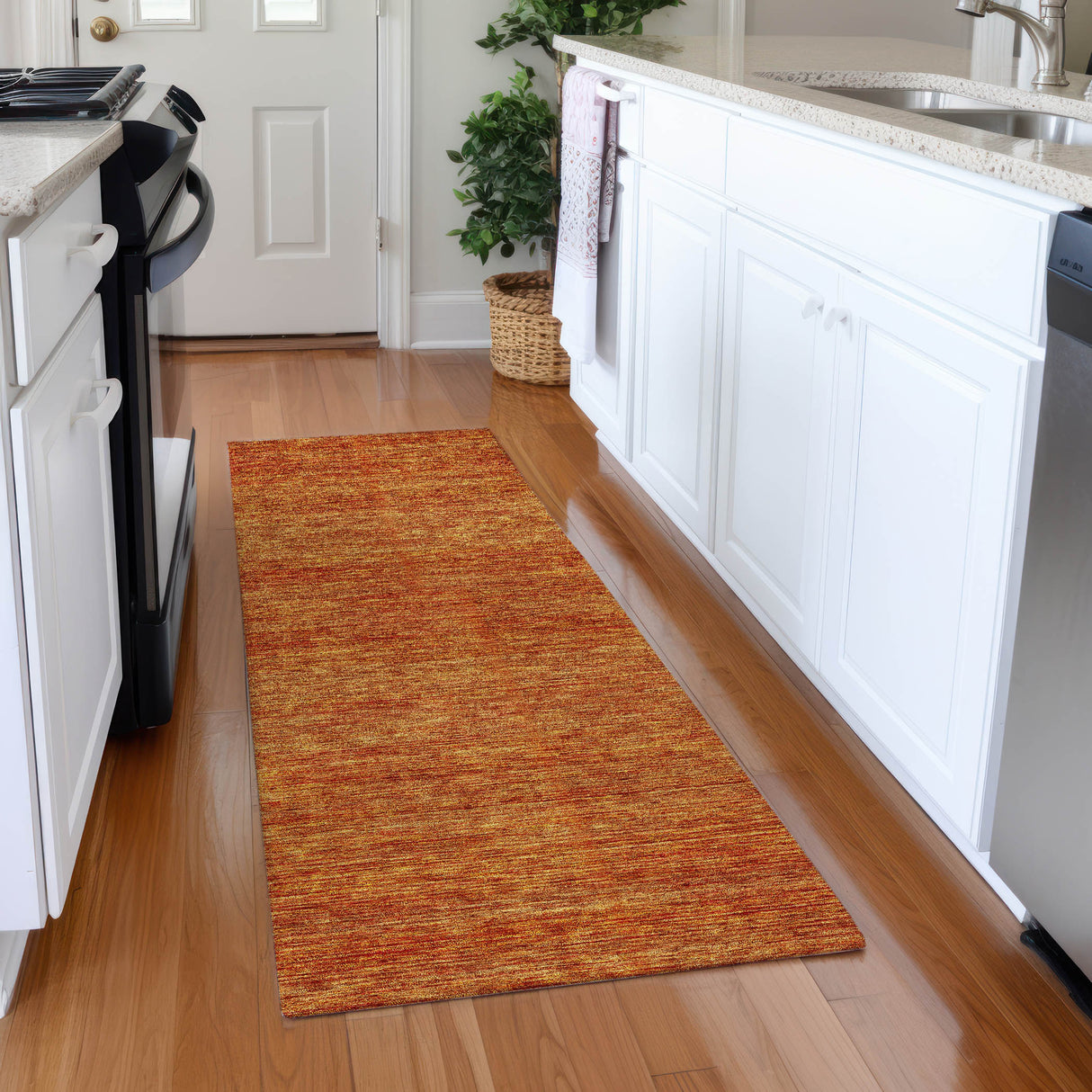 Dalyn Soft Essentials SE1 Transitional Machine Made Orange Rug
