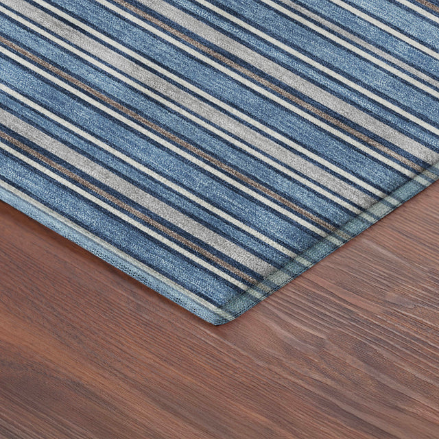 Dalyn Soft Essentials SE2 Transitional Machine Made Blue Rug