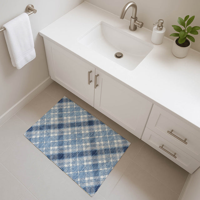 Dalyn Soft Essentials SE3 Transitional Machine Made Blue Rug