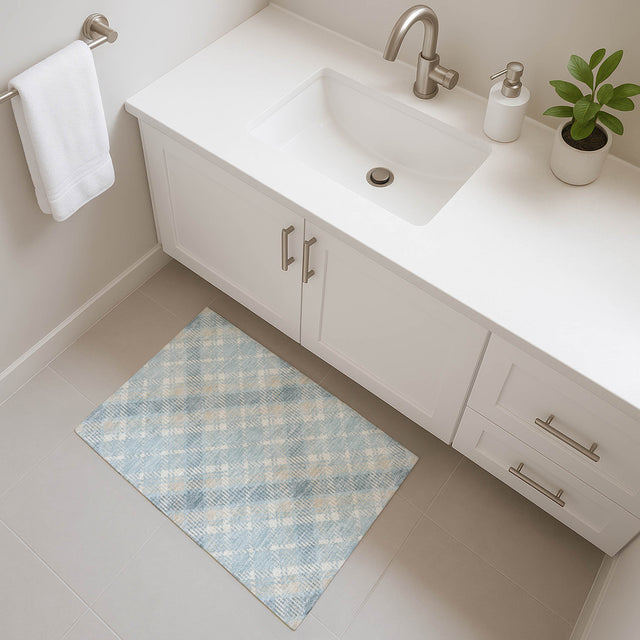 Dalyn Soft Essentials SE3 Transitional Machine Made Blue Rug