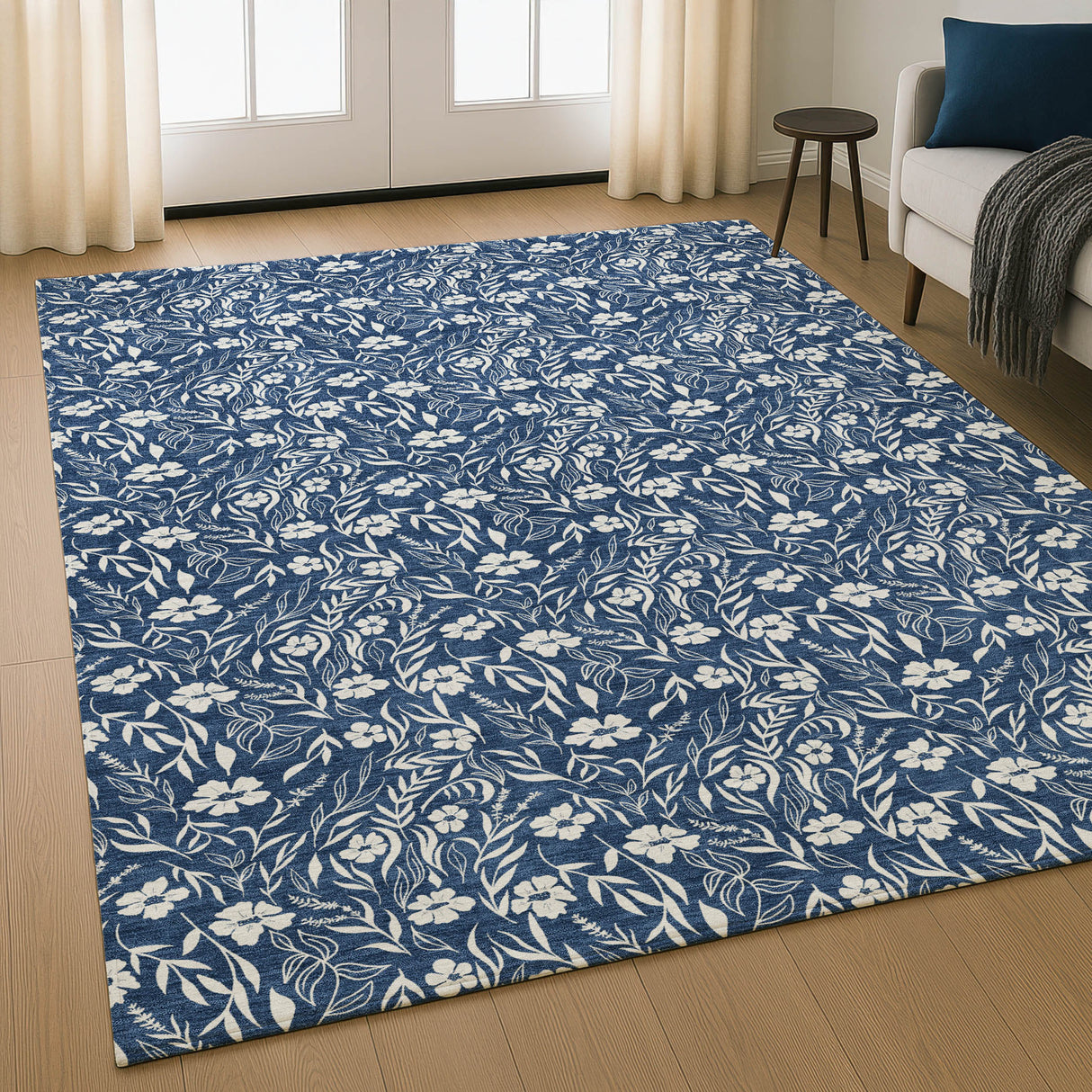 Dalyn Soft Essentials SE4 Transitional Machine Made Blue Rug