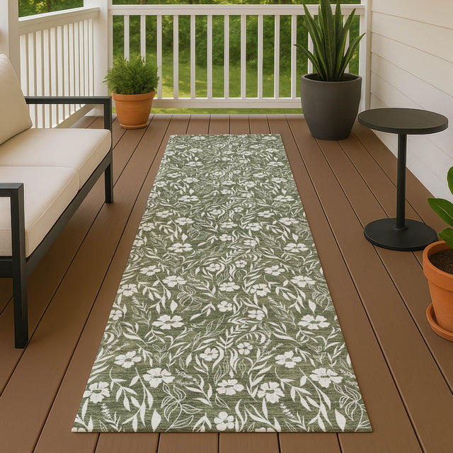 Dalyn Soft Essentials SE4 Transitional Machine Made Green Rug
