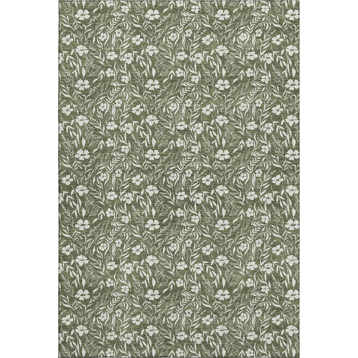 Dalyn Soft Essentials SE4 Transitional Machine Made Green Rug