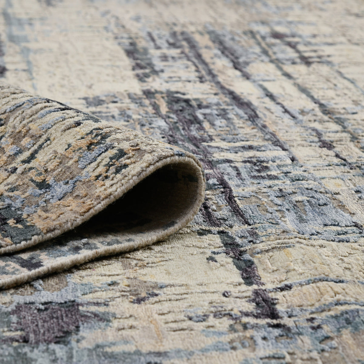 Amer Serena SER-102 Beige area rug - rolled view