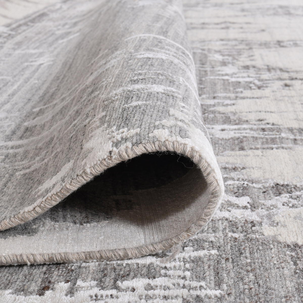 Amer Serena SER-108 Gray area rug - rolled view