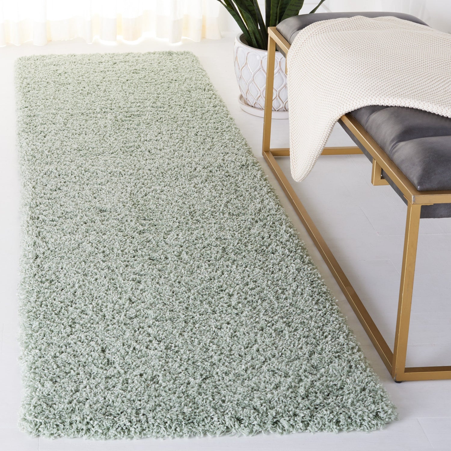 Safavieh Sgl-Laguna Shag Sgl303V Light Sage Rug.