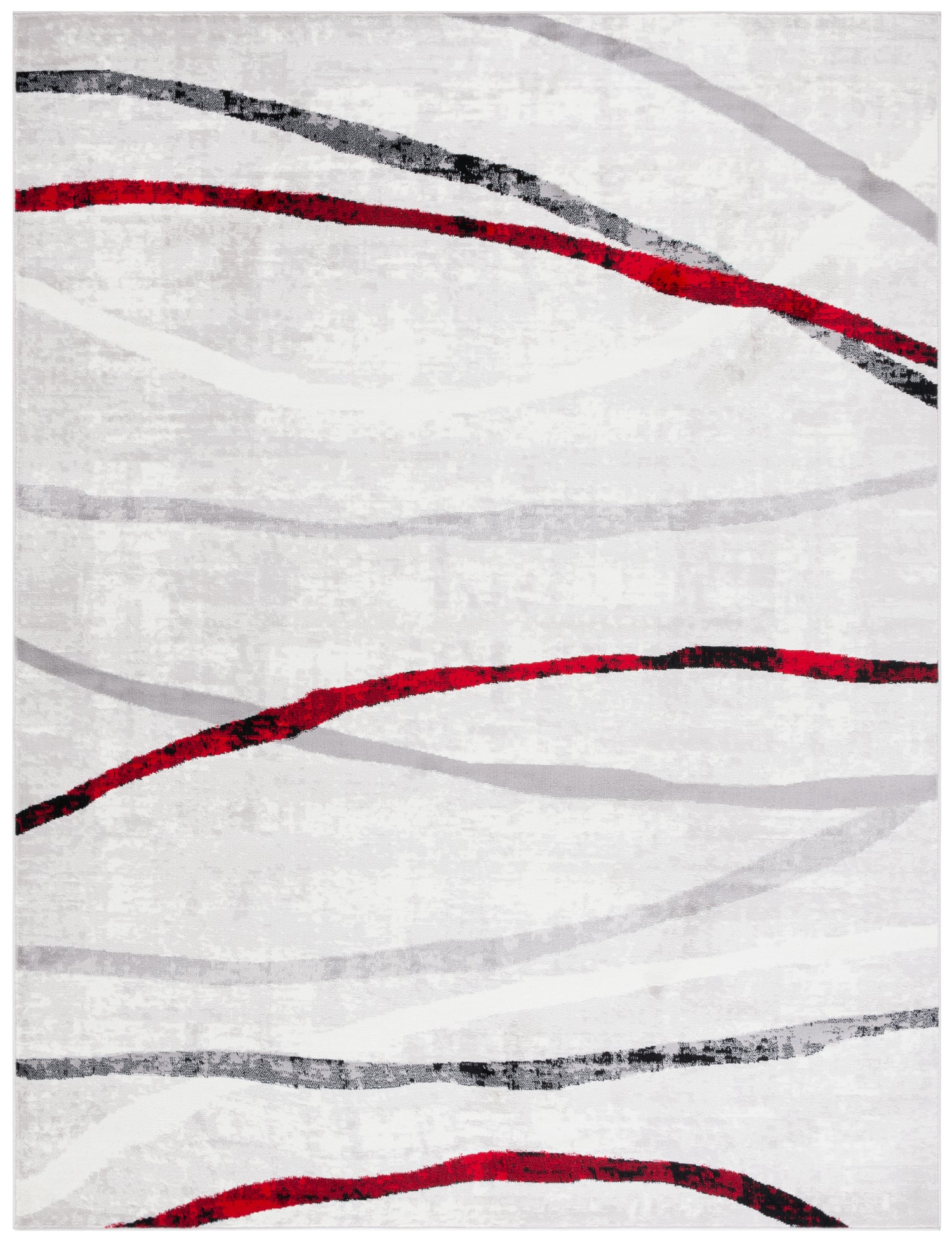 Safavieh Skyler Sky112P Ivory Grey/Red Rug.