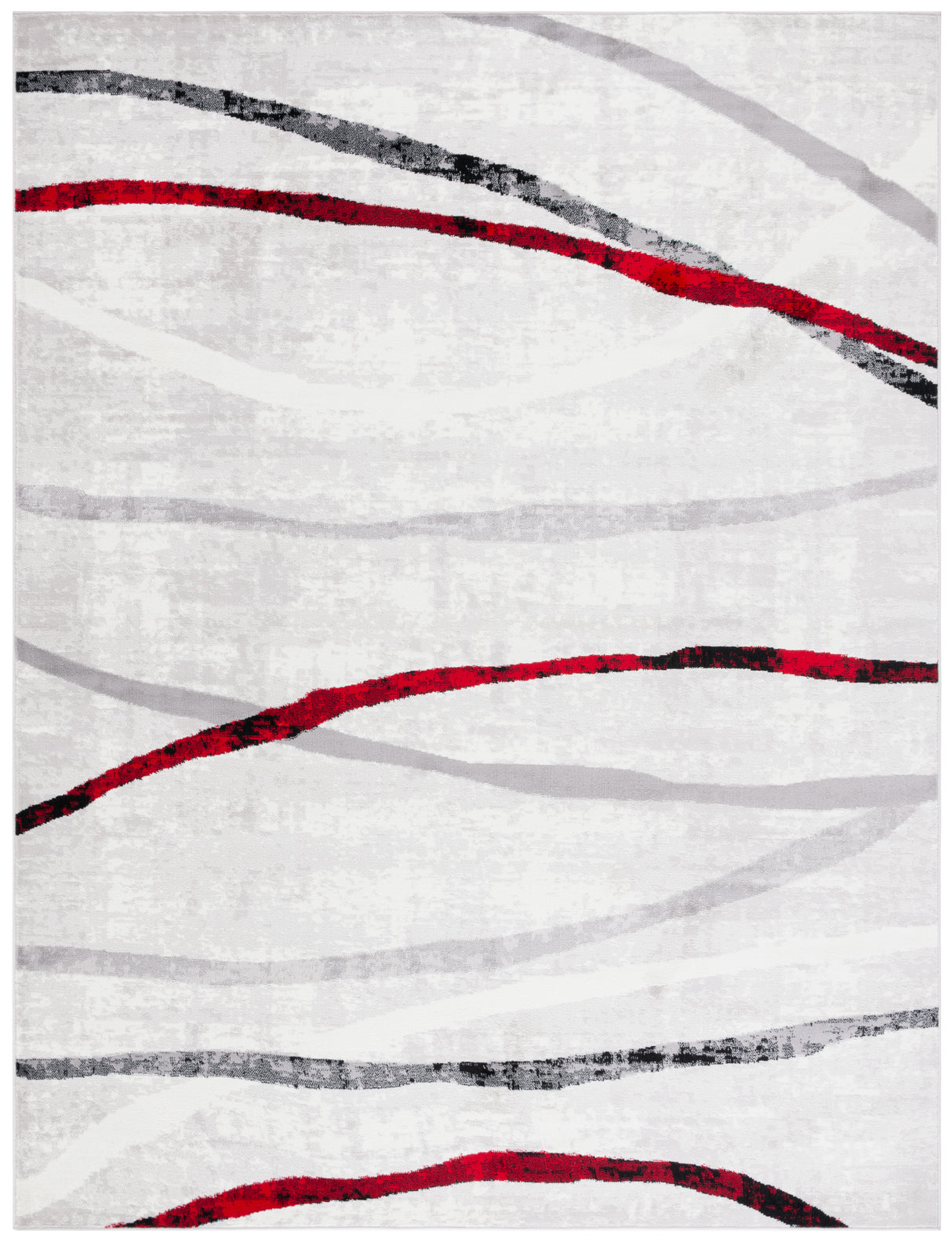 Safavieh Skyler Sky112P Ivory Grey/Red Rug.