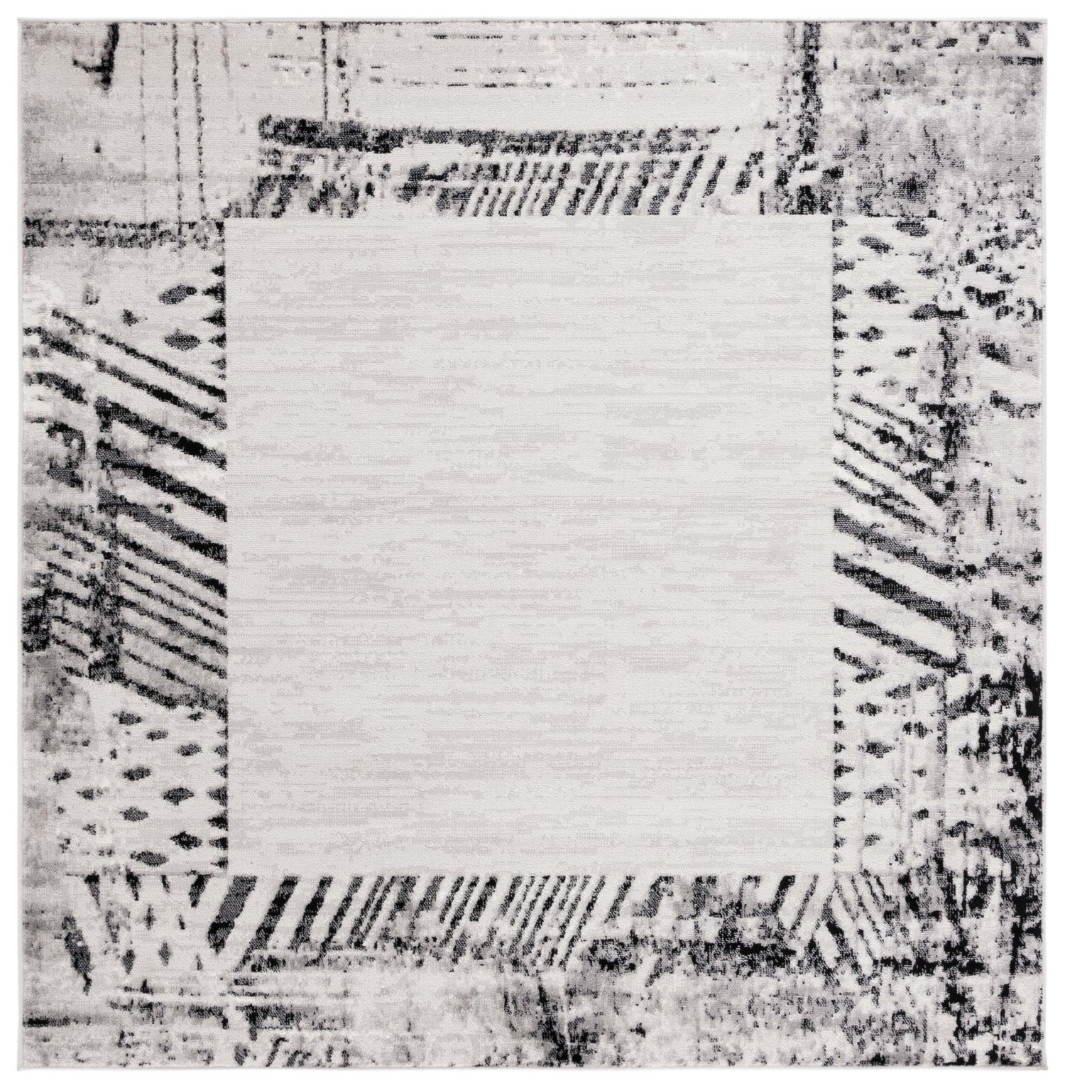 Safavieh Skyler Sky114A Ivory Grey/Black Rug.
