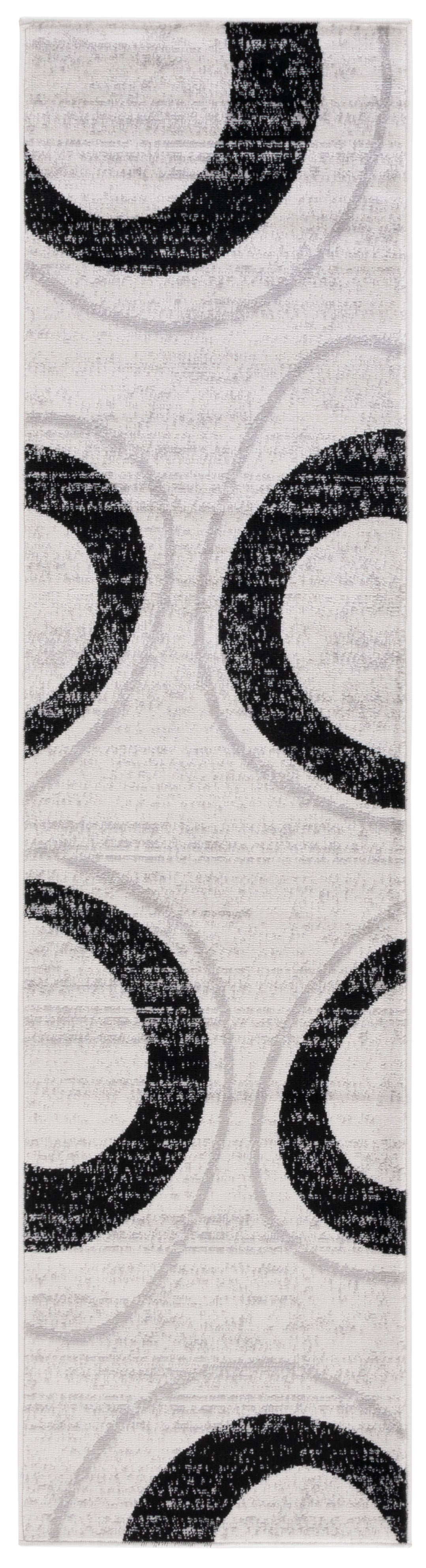 Safavieh Skyler Sky115A Ivory Grey/Black Rug.