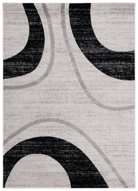 Safavieh Skyler Sky115A Ivory Grey/Black Rug.