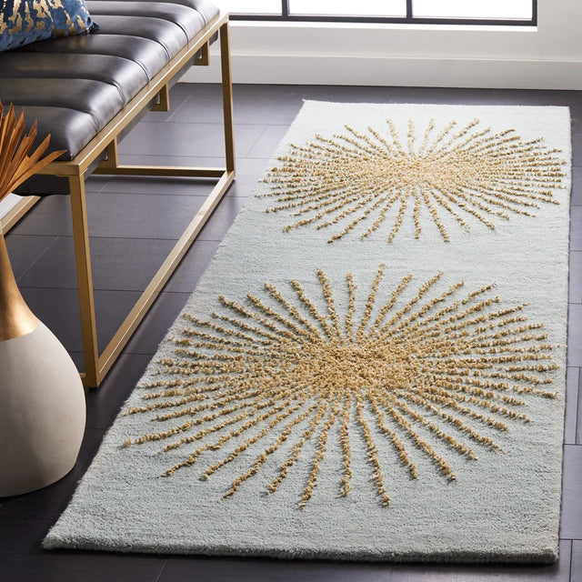 Safavieh Soho Soh655J Blue/Beige Rug.