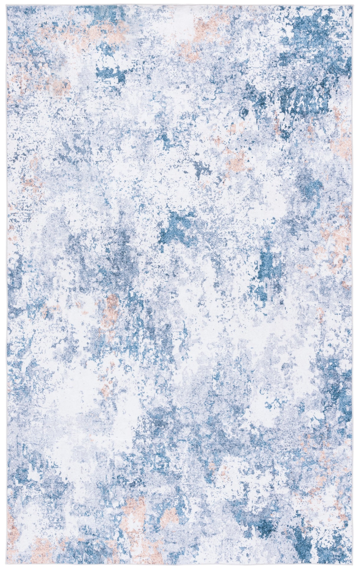 Safavieh Santa Monica Stm386A Ivory/Dark Blue Rug.