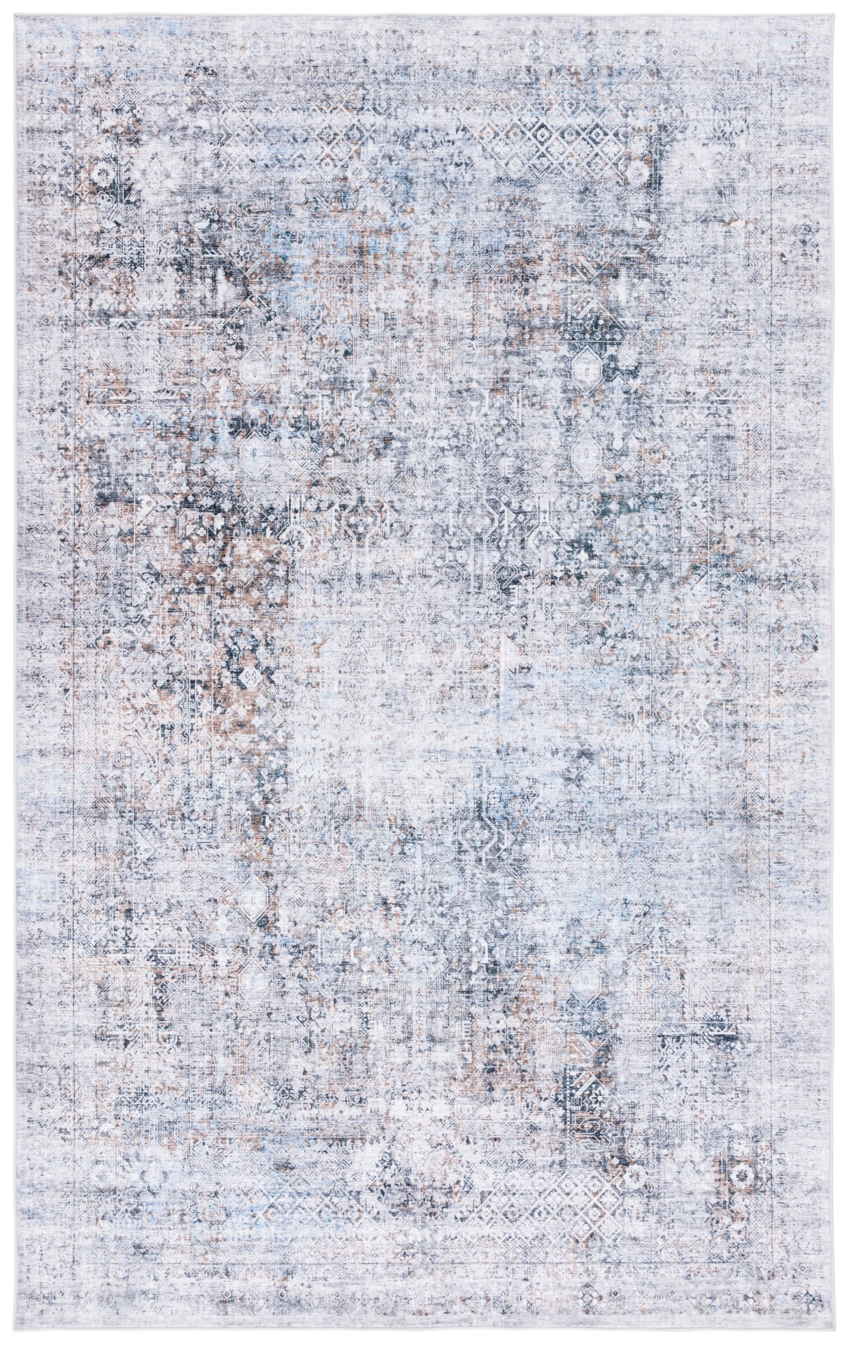 Safavieh Santa Monica Stm539B Beige/Charcoal Rug.