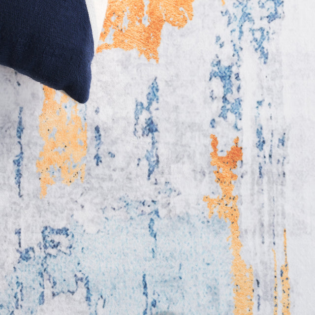 Safavieh Santa Monica Stm812F Grey/Blue Rug.