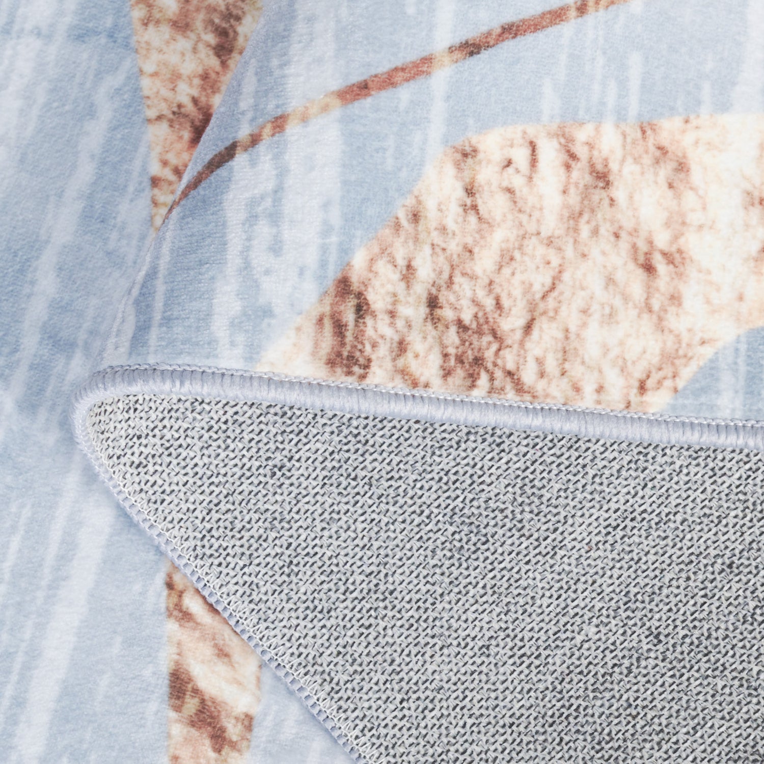 Safavieh Santa Monica Stm836M Blue/Gold Rug.