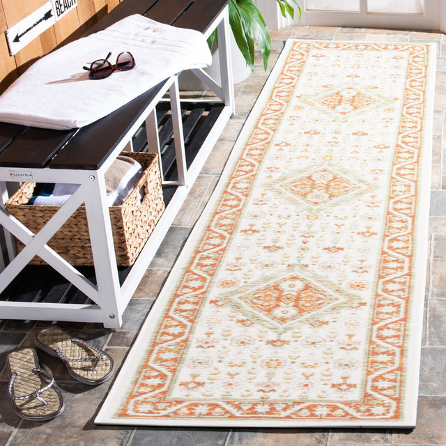 Safavieh Sunrise Sun620A Ivory/Rust Sage Rug.