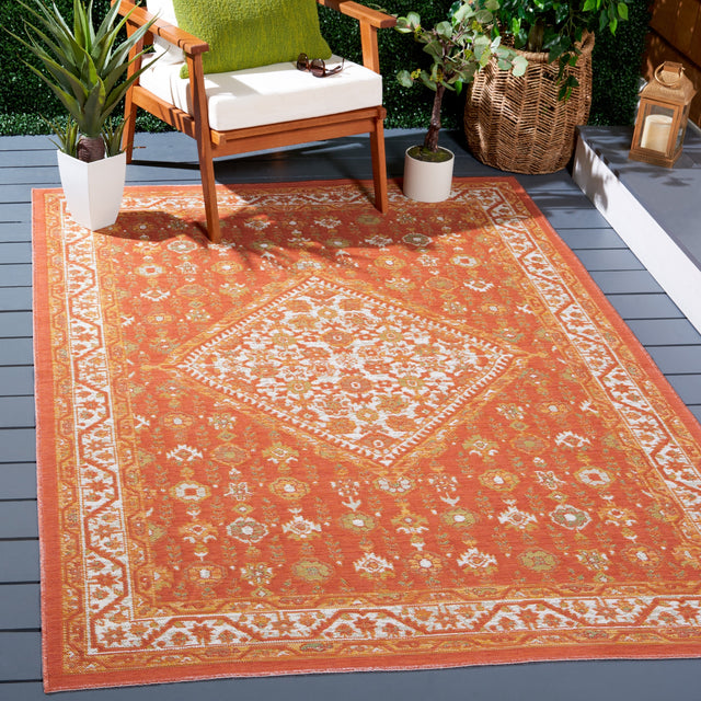 Safavieh Sunrise Sun620A Ivory/Rust Sage Rug.