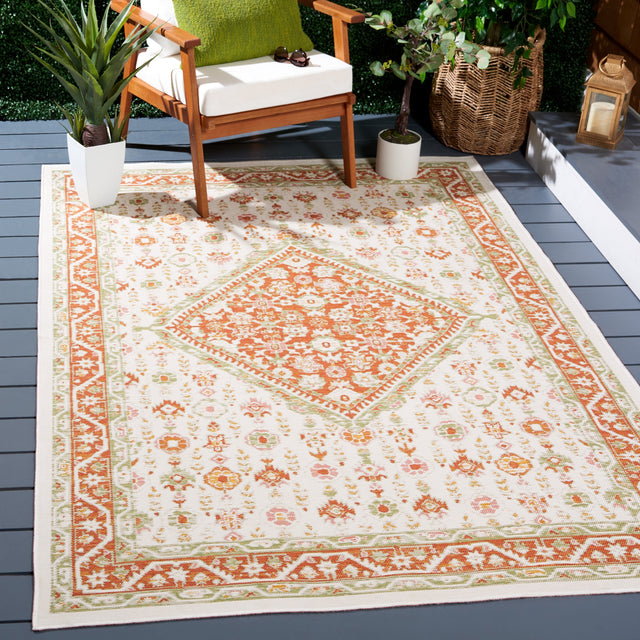 Safavieh Sunrise Sun620A Ivory/Rust Sage Rug.